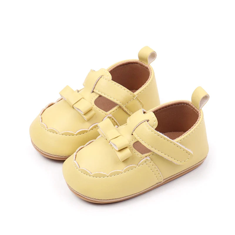 Hot Sale Spring and Autumn Baby Girl Princess Fashion Design Anti Slip Shoes Hign Quality Breathable Toddler Shoes First Walkers