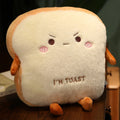 1pc 35cm Plush Bread Pillow Cute Simulation Food Toast Soft Doll Warm Hand Cushion Home Decoration Kids Toys Birthday Gift