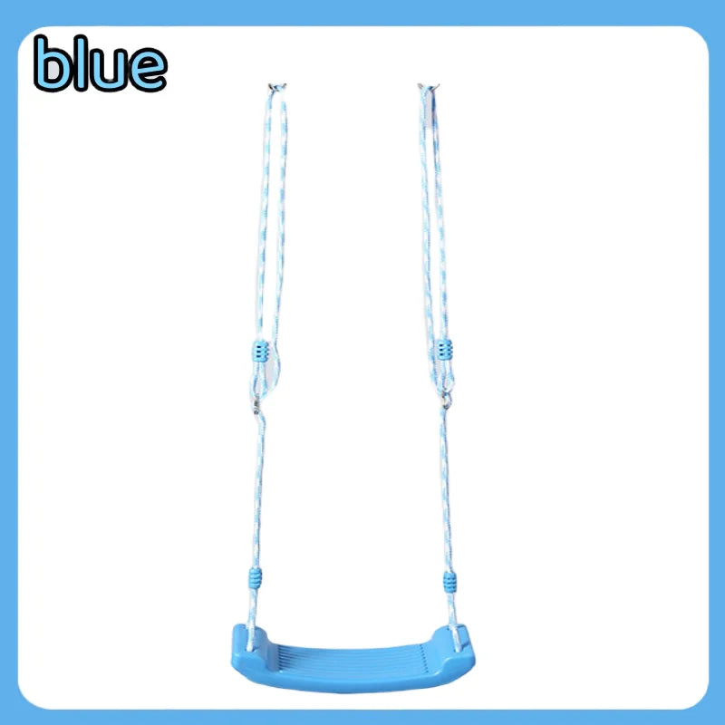 Curved Board Swing Seat For Kids Indoor Outdoor Garden Swing With Safety Belt And Reinforced Ropes