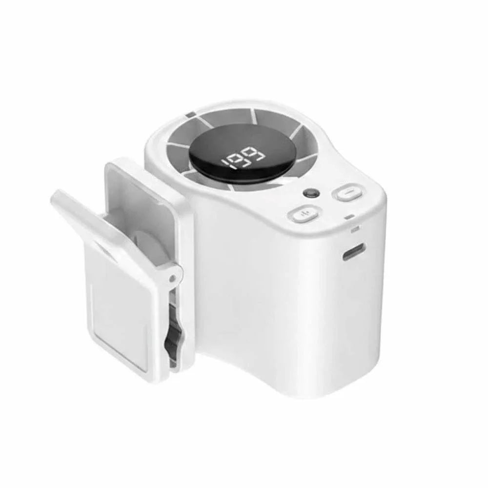 High Speed Clip-On Stroller Fan With Led Display Type-C Port 3.7V 1800mAh Brushless Motor