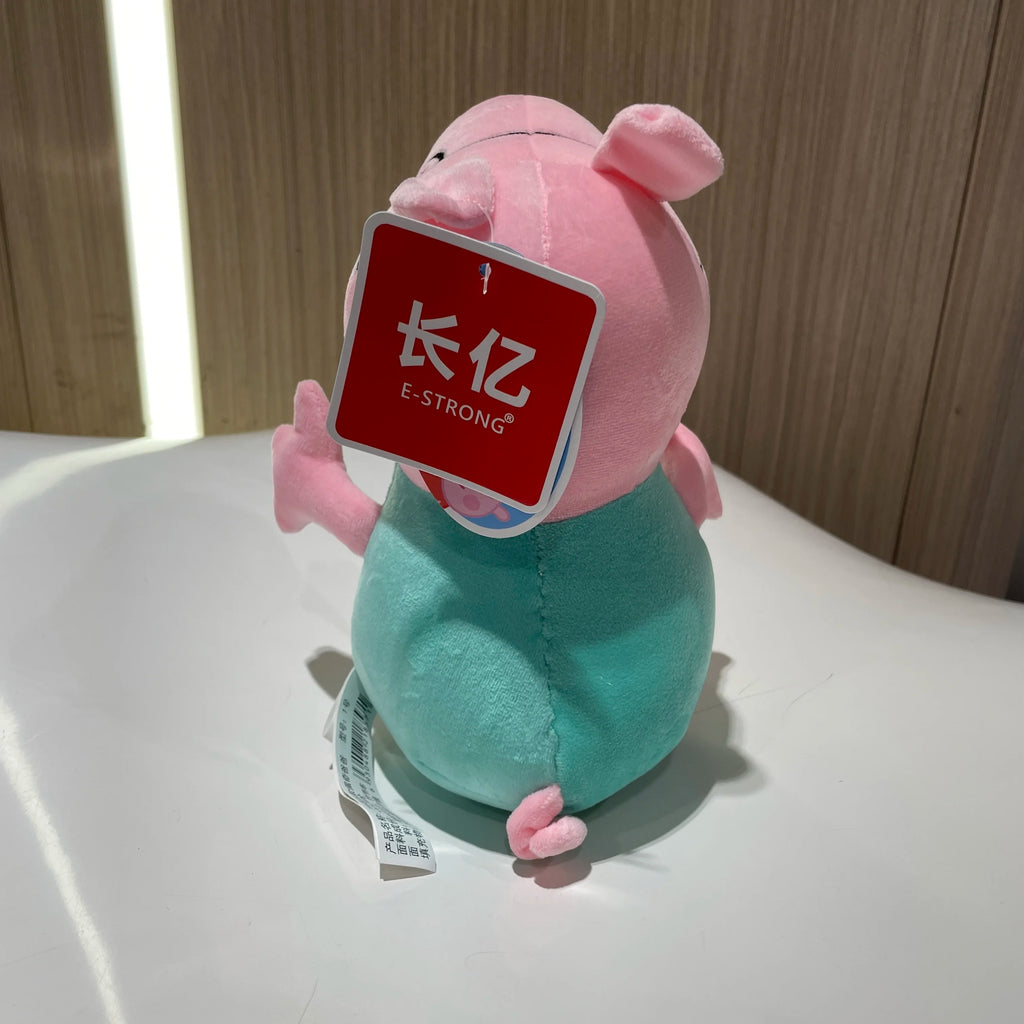 4pcs/set Genuine Peppa Pig 19cm Peppa George 30cm 12'' Mummy Daddy family set Plush Toy Birthday Christmas gift Children Toy