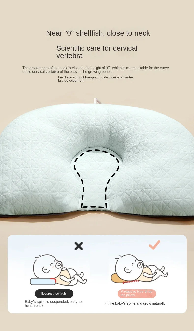 Newborn Pillow Children's Head Shape Correction Baby Shaping Pillow Anti-jump Baby Pillow Baby Pillow 0-6 Months