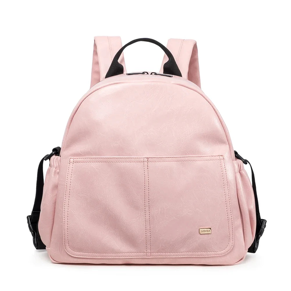 Soboba Diaper Bag Large Capacity Waterproof Backpack Model SB001 With Backpack Straps For Mothers