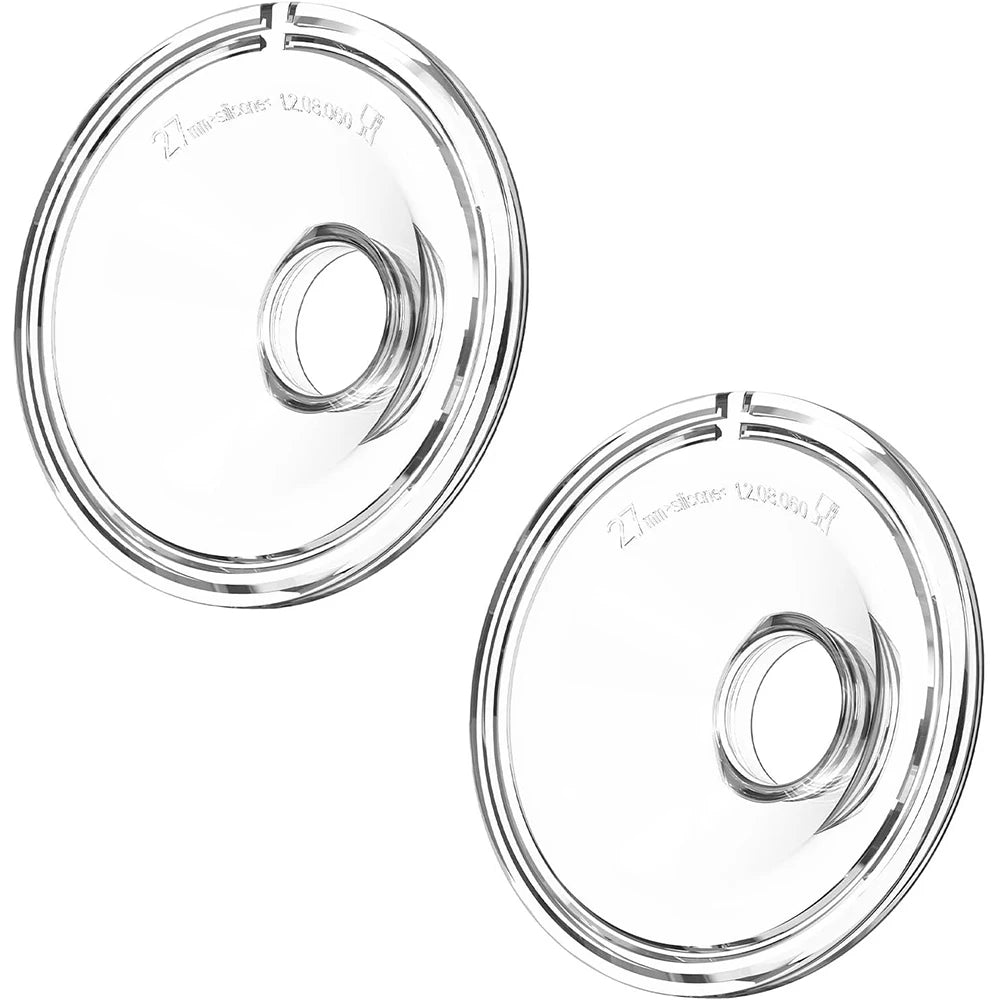 BornBL Breast Flange (2-Pack), Replacement Accessories for Wearable Breast Pump S9/S10/S12 Pro, Food-grade Silicone Shield Funel