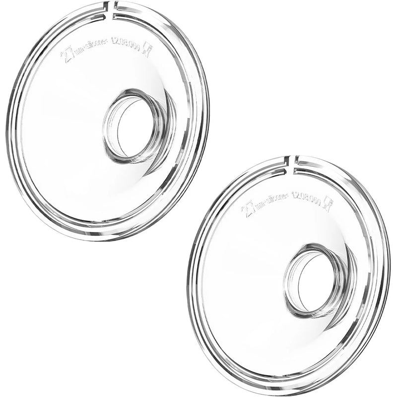BornBL Breast Flange (2-Pack), Replacement Accessories for Wearable Breast Pump S9/S10/S12 Pro, Food-grade Silicone Shield Funel