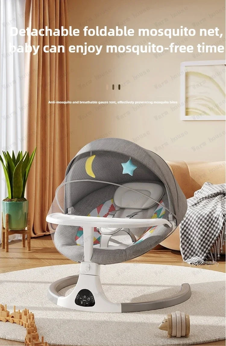 Smart Electric Baby Swing and Automatic Rocking Bassinet