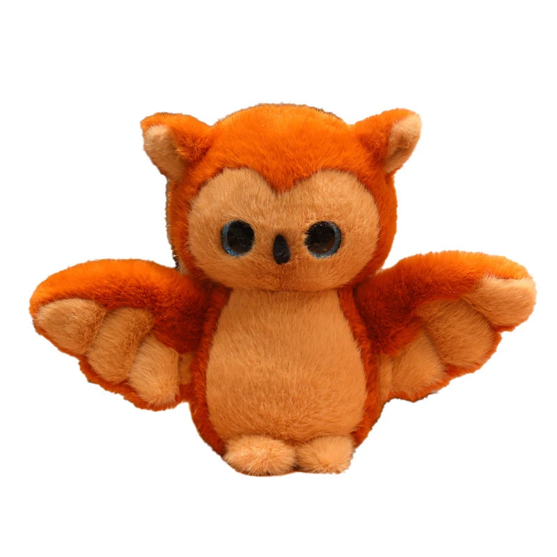 1pc Lifelike Owl Plush Toy Simulation Macaw Doll Cartoon Stuffed Bird Animal Plush Doll Birthday Gift For Kids Home Decoration