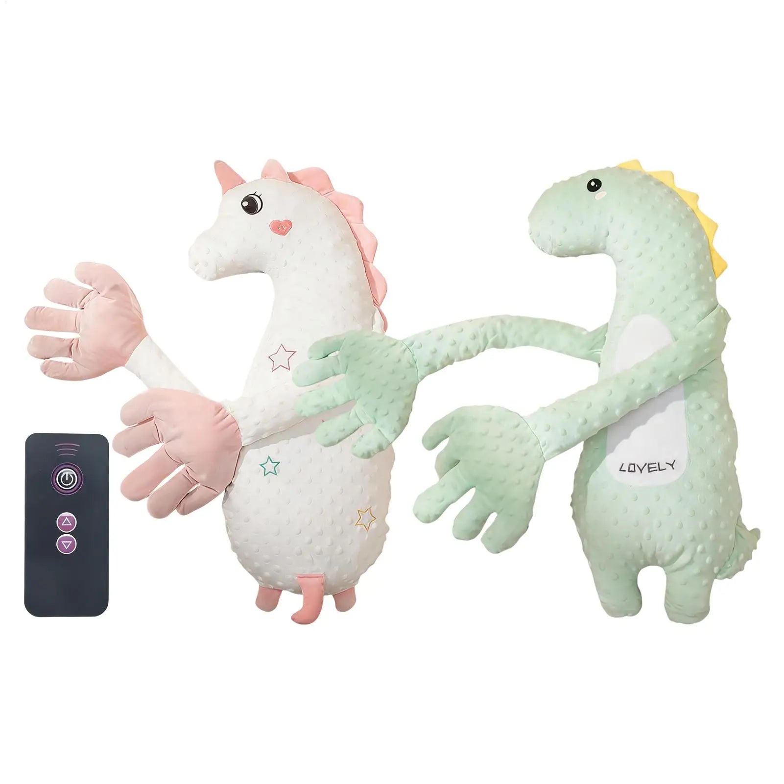 Automatic Soothing Palm Electric Sleep Buddy Soothing Doll with Remote Control 3 Gear Adjustable for Bedroom Indoor Home Baby