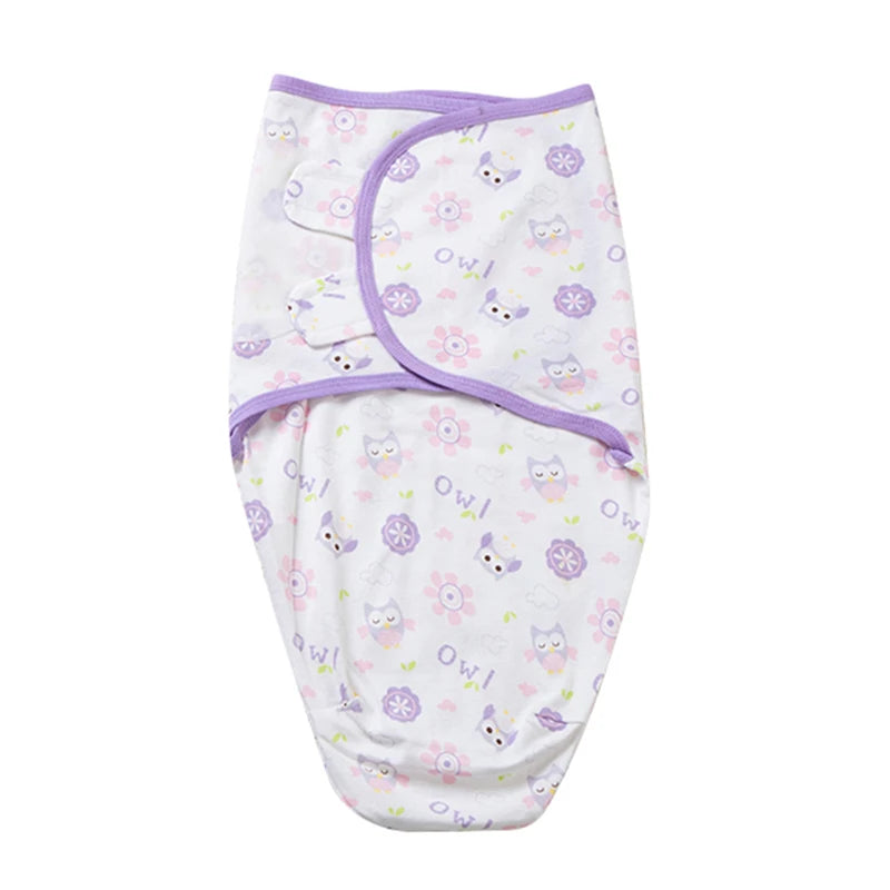 INSULAR Summer Thick 100 Percent Cotton Swaddle Sleep Sack Cocoon Model 1pc For Newborn Breathable Soft