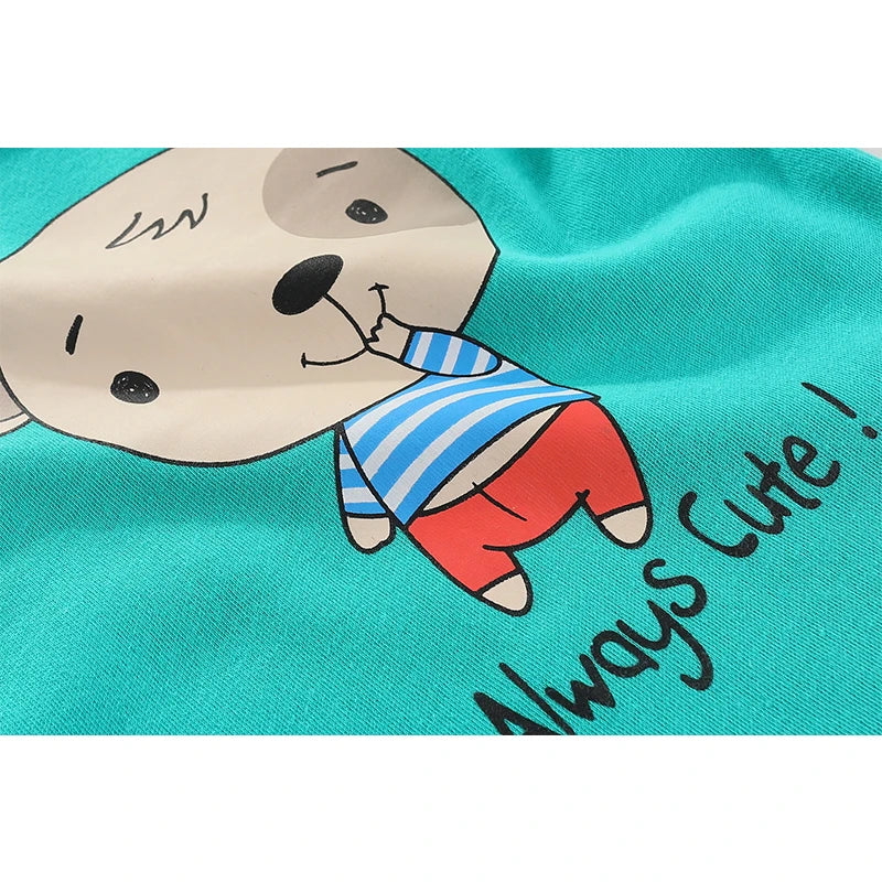 1 Piece Kiddiezoom Spring Autum Cartoon Long Sleeve Baby Boy Girl Bodysuits Soft 100%Cotton Newborn Onesies Infant Clothes