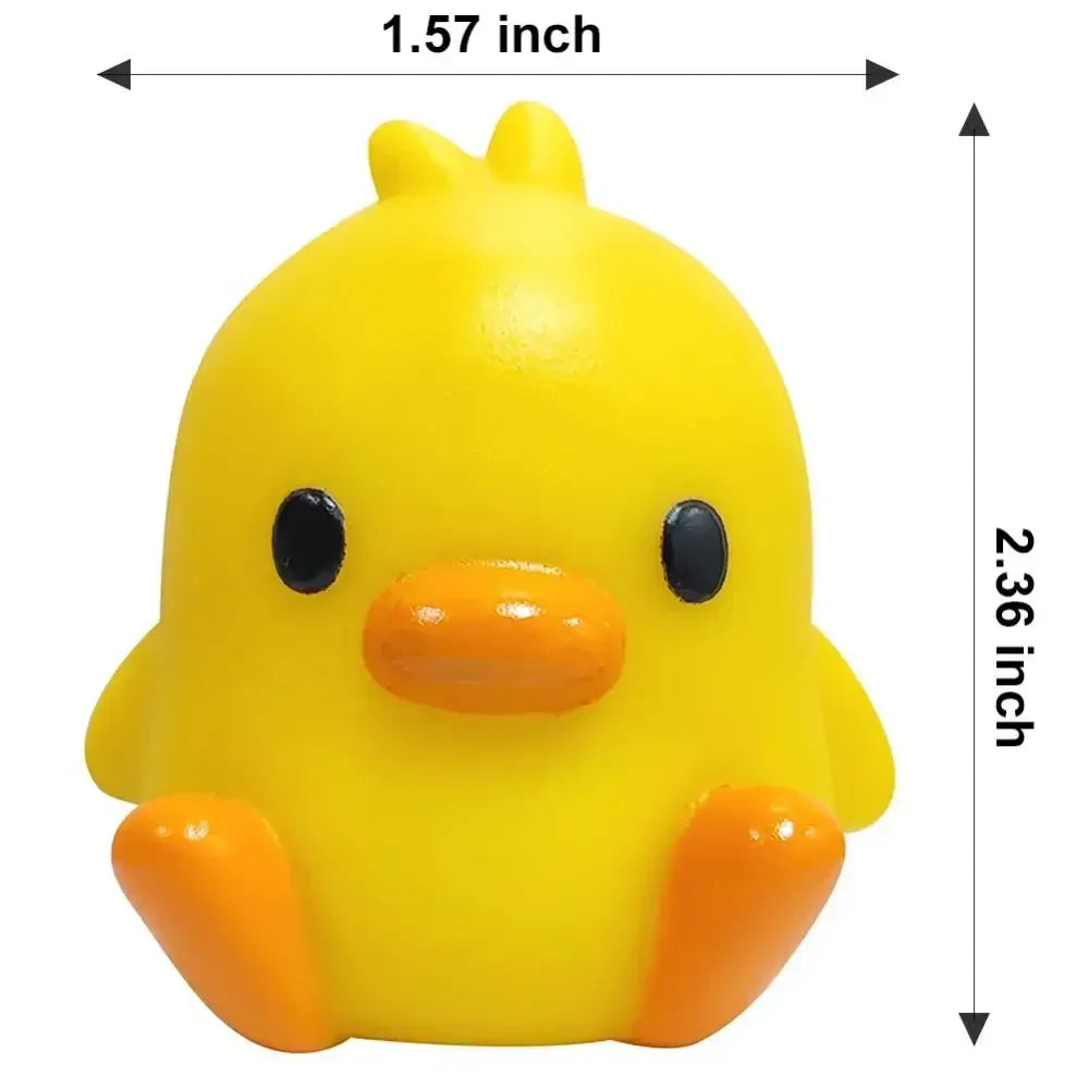 Cartoon Little Yellow Duck Night Light Built-in Battery Night Light No Harm Eyes Children Sleeping Lamp Bedroom Decor Light