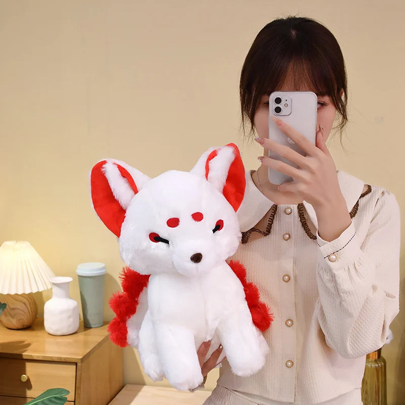 Cute And Creative Plush Toy Fox With Nine Tails, A Pillow Inspired By The Classic Of Mountains And Seas Mythology, A Nine-tailed
