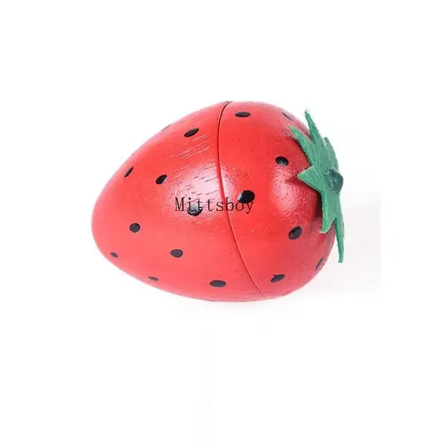Sesele Magnetic Montessori Fruit Toy Set Model SFL01 Wooden Educational Toy With Lemon Grape Apple Durian