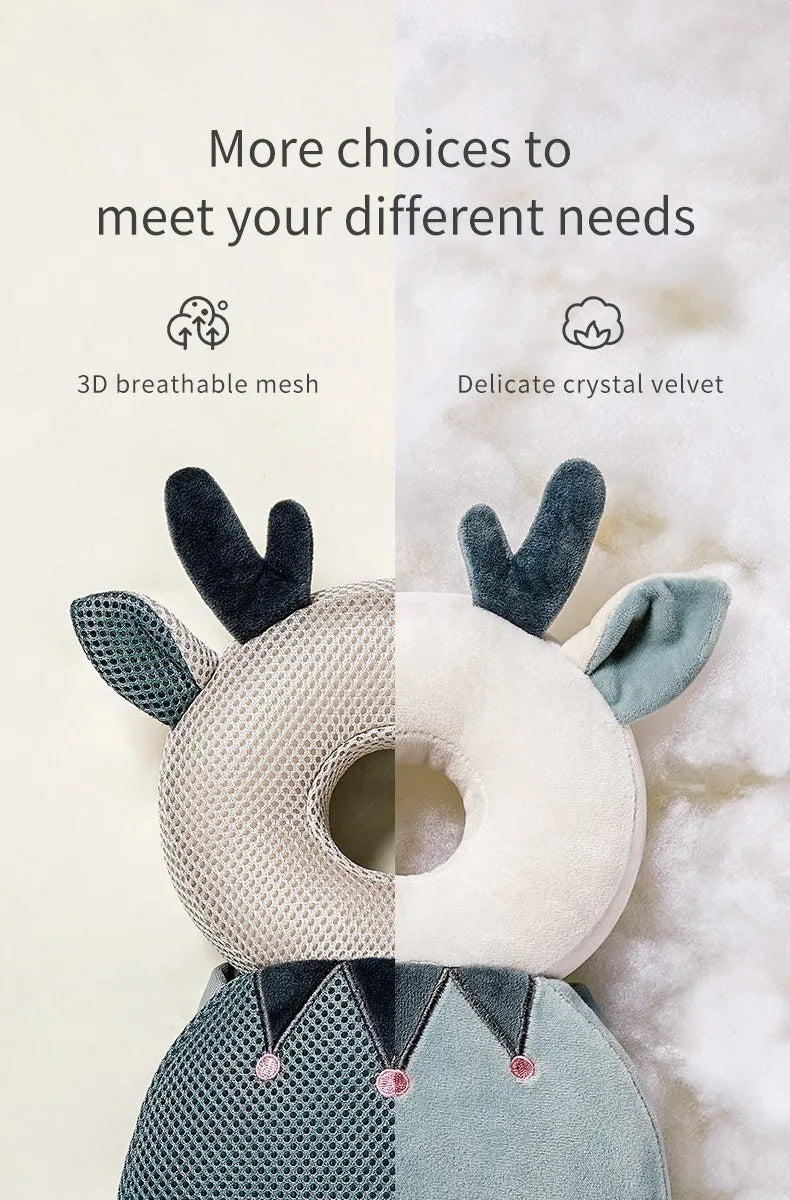 AIBEDILA Newborn Head Back Protector Baby Protect Pillow Learn Walk Headgear Prevent Injured Safety Pad prevention Fall Pillows