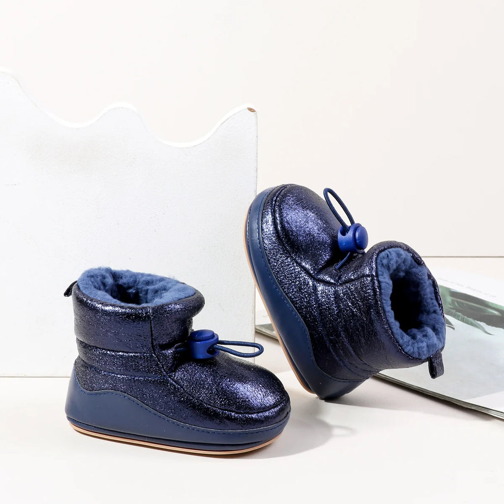 Toddler Shoes For 0-18M 2025 New Style Winter Padded and Thick Women's Shoes Warm Snow Boots Made Of Cotton Snow Boots