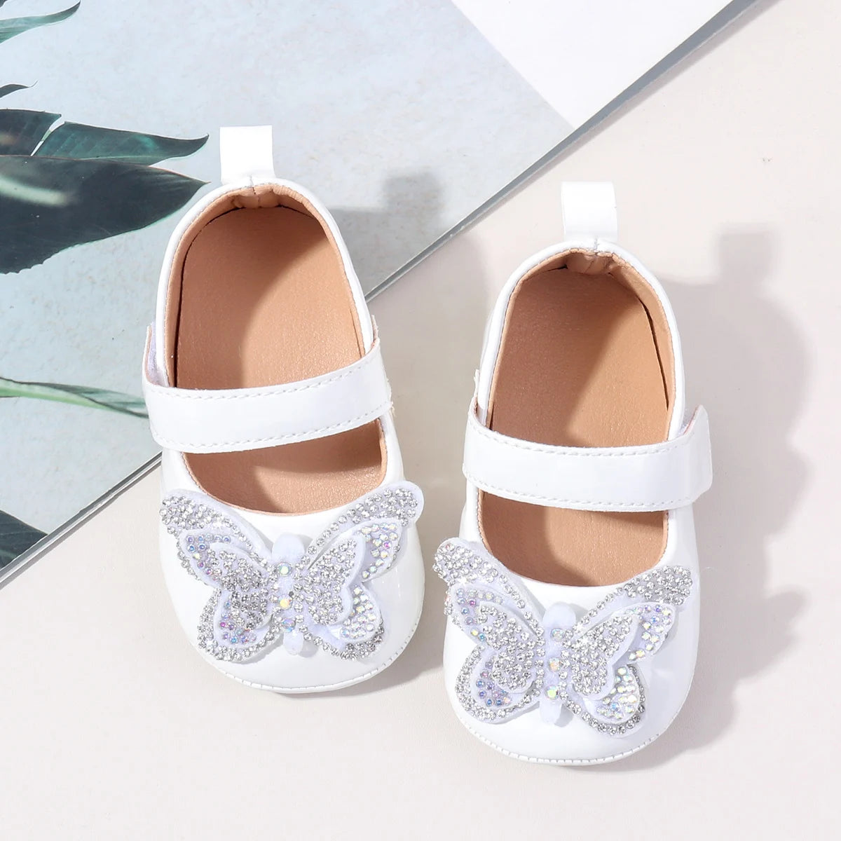 2025 Baby Girls Princess Pre-walking Indoor Outdoor Toddler Shoes With Comfortable TPR Sole and Fashion Design For 0-18M BBW5121