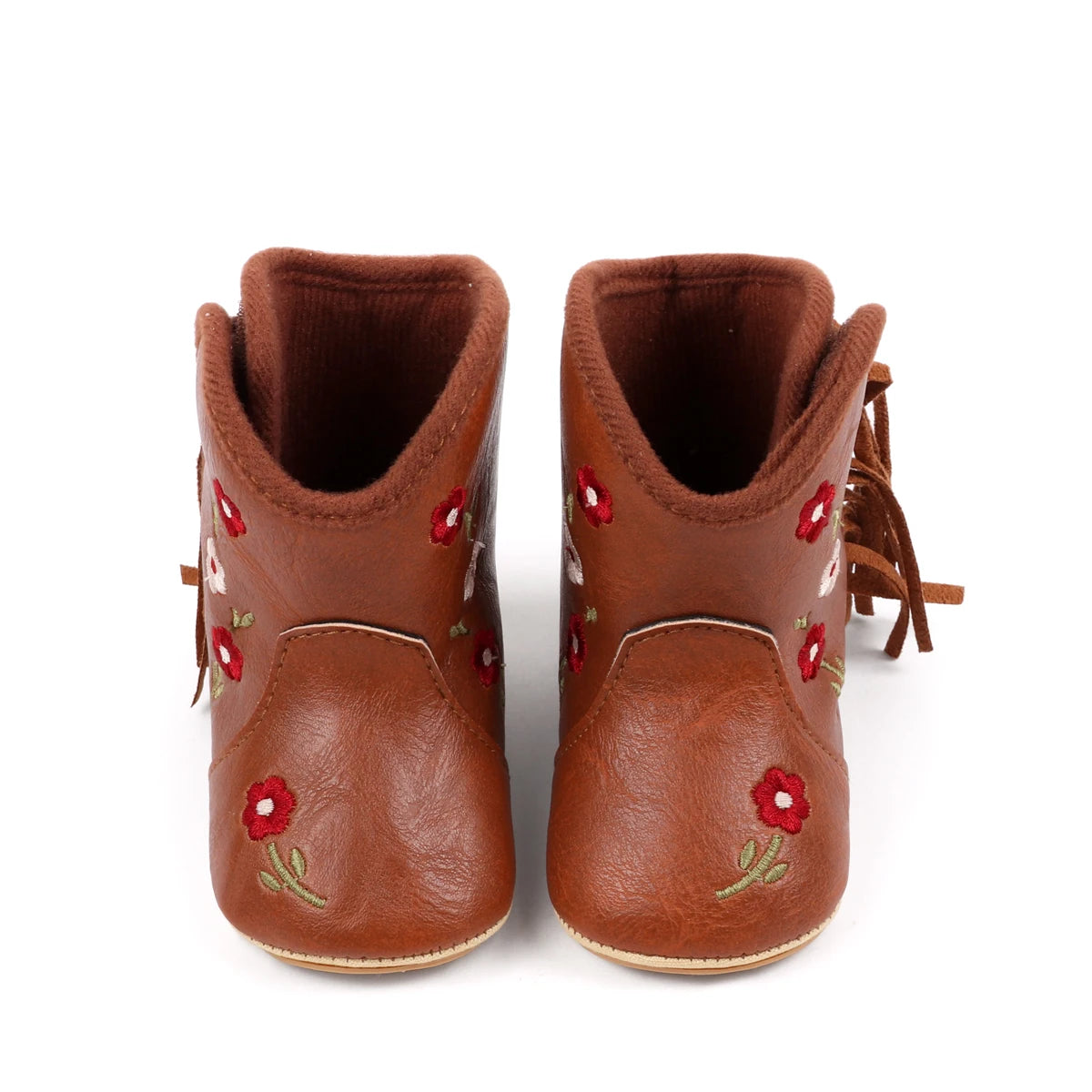 Fashionable And Popular Baby Shoes Western Denim Midsole Boots Autumn And Winter Warm And Anti Slip Casual Walking Shoes