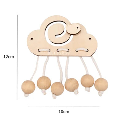 Montessori Wooden Busy Board Educational Toy For Early Learning With Castle Gear Crocodile Zippers Geometric Puzzles