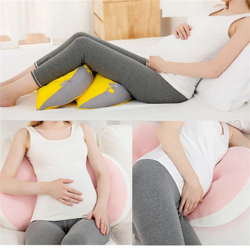 Multi-function U-shaped Pregnancy Pillow Maternity Side Sleeping Waist Belly Support Pillow Late During Pregnant Sleep Artifact