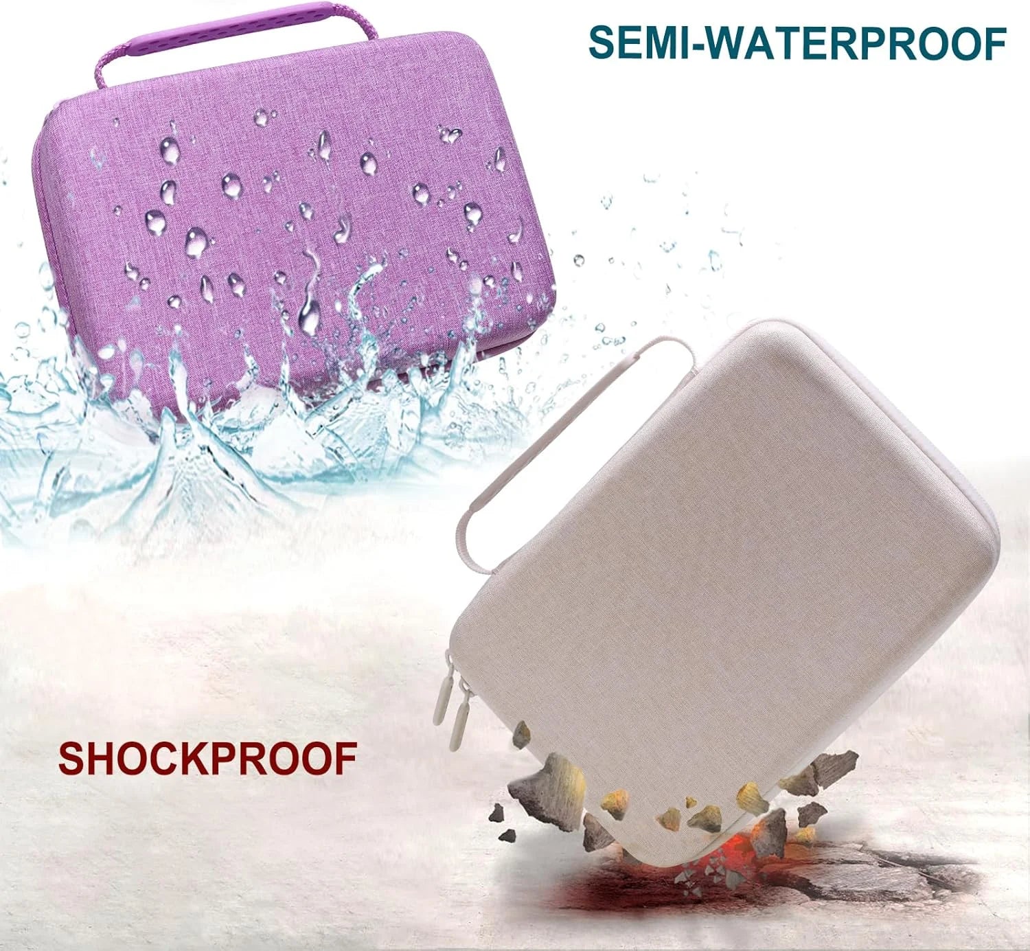 LTGEM Breast Pumps Carrying Bag Case Compatible with 2pcs Momcozy S12 Pro / S12Pro / S9 / M5 / All Momcozy Wearable Breast Pump
