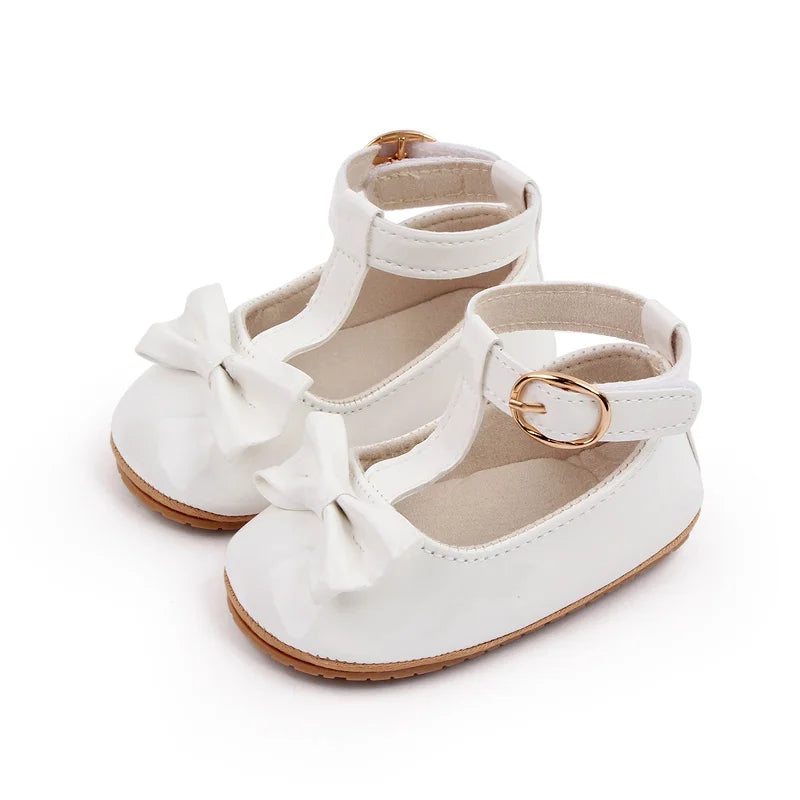 Summer Baby Girl Pre-walking Toddler Shoes With High Quality PU Leather And TPR Sole For 0-18M Baby Girls Princess Shoes