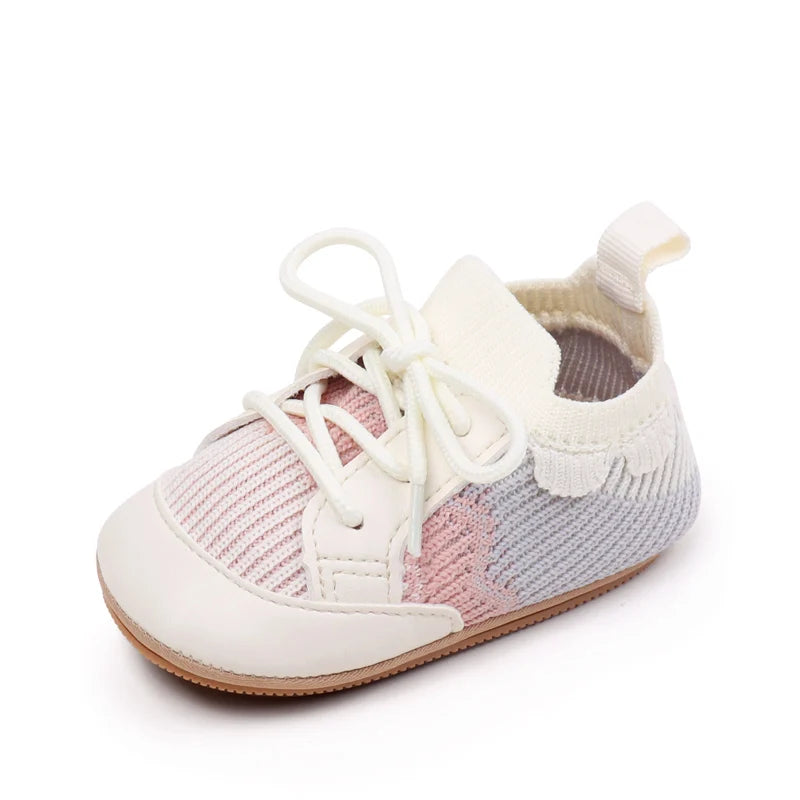 2025 Spring And Autumn 0-18M Baby Boys and Girls Pre-walking Indoor Outdoor Toddler Shoes Casual Sports Style With Soft Sole
