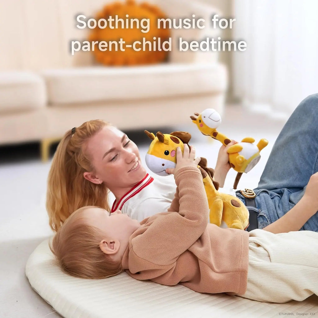 Dancing Talking Dinosaur Toy Mimicking Twisting Electronic Soft Plush Giraffe Toy with Record Repeating What You Say Singing