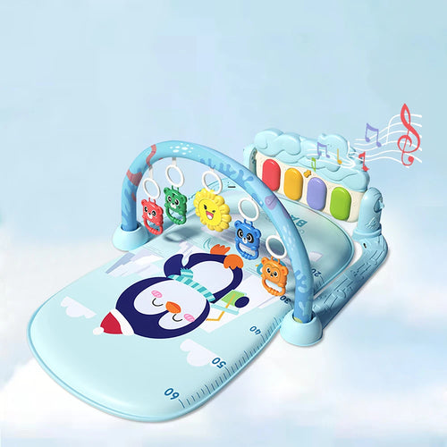 0-12 Months Baby Activity Gym Rack Musical Surface Activities for Kids Crawling Waterproof Carpet Activity Play Mats for Newborn