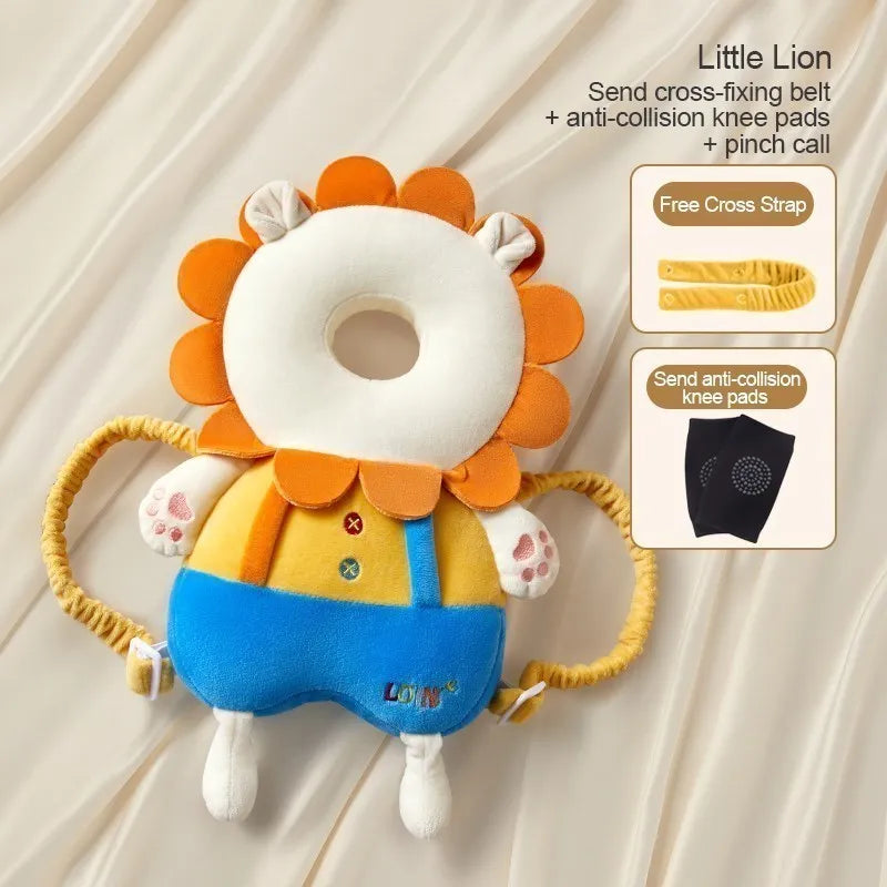 AIBEDILA Newborn Head Back Protector Pillow 33x19x6cm Learn To Walk Anti Fall Headgear