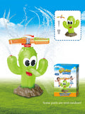 Cactus Sprinkler Outdoor Water Spray Toys, Summer Outside Backyard for Kids Playing Water Games Sprinkler Set Gifts
