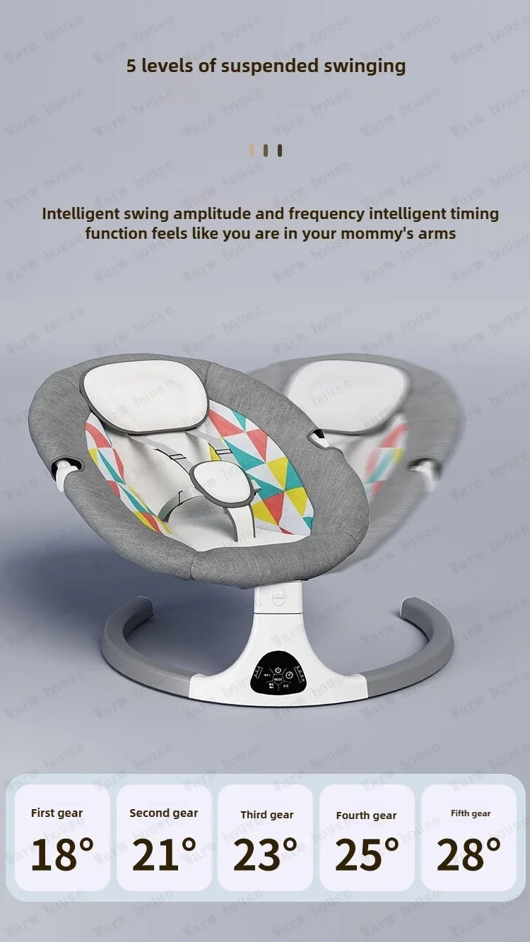 Smart Electric Baby Swing and Automatic Rocking Bassinet