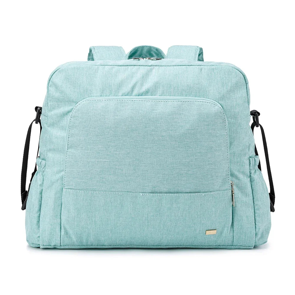 Soboba Solid Diaper Bag Waterproof Multifunctional Diaper Backpack Nursing Changing Bag