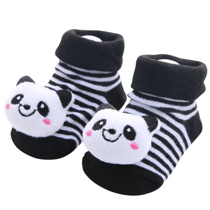 Baby Socks Girls Boys Newborn Accessories Cartoon Animals Kids Gift Clothes Children Infant Toddlers Stuff Anti Slip Toy Clothes