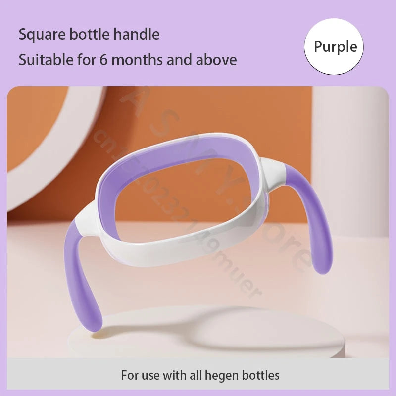 AN PEI Square Bottle Accessories For Hegen Bottles Cup Cover Handle Nipple Universal