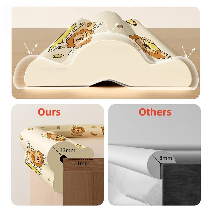 2M Baby Safety Protection Strip Cartoon Animal Foam Children Bumper Strips Kids Furniture Table Edge Guards Corner Protector
