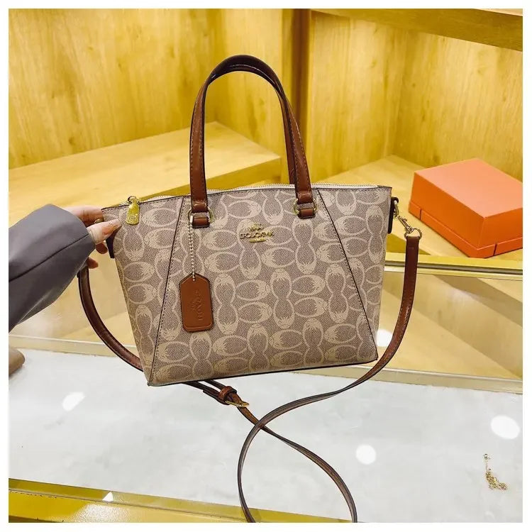 Vintage Original Textured Diaper Bag Square Satchel Women Luxury Purse Handbag Messenger Elegant Classic