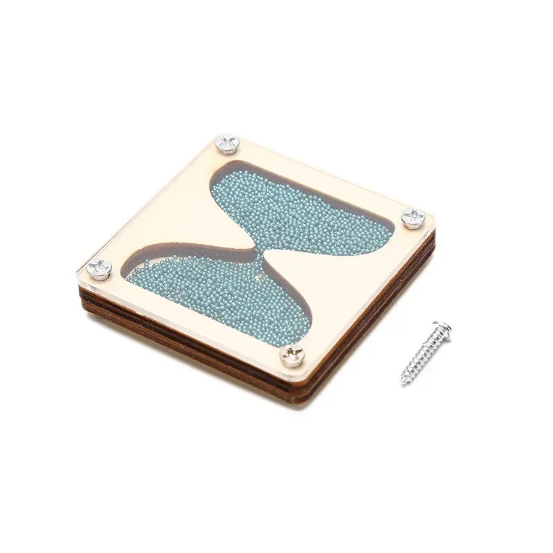 Wooden Busy Board Toy for Montessori Learning With Clock Mirror and Unlock Activities Model MB-001