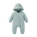 Winter Baby  Baby Unisex Long Sleeves Rompers Cartoon Cute Newborn Boy Girl Hooded Jumpsuits 0-18 Months Infant Zipper Clothes