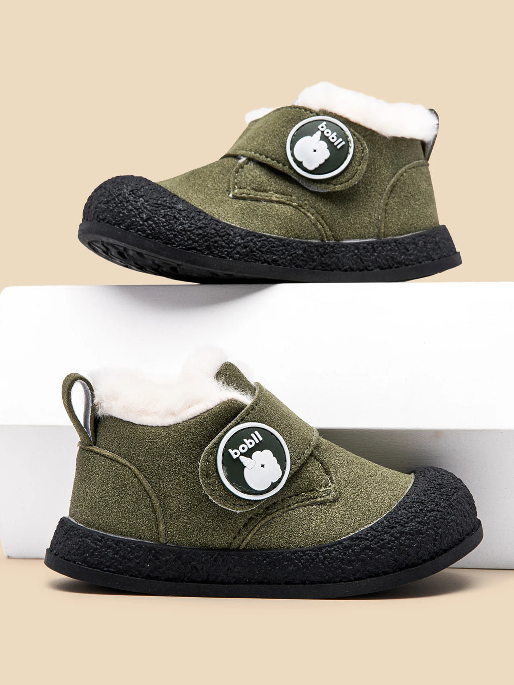 Hot Sale Winter Baby Boys And Girls First Walking Outdoor Toddler Cotton Shoes For 0-3Y High Quality Fleece-lined Design