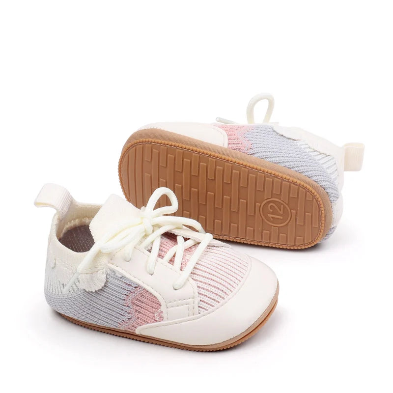 2025 Spring And Autumn 0-18M Baby Boys and Girls Pre-walking Indoor Outdoor Toddler Shoes Casual Sports Style With Soft Sole