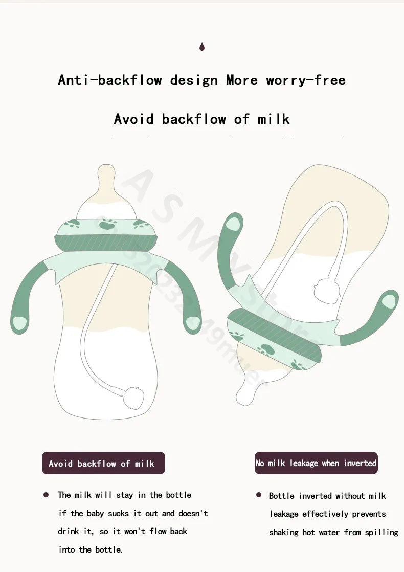 Anti-Colic Baby Bottle/Newborn Baby Bottle/270ML 330ML Large Capacity Wide Neck Bottle/Baby Drinking Cup/Baby Milk Bottle