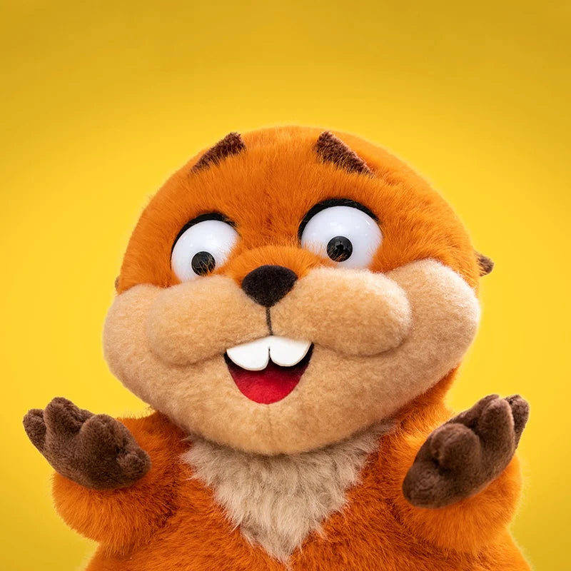 Nice Anime Hoppers Plush Cute King Georges Tom Lizard Plush Soft Stuffed Animal Beaver Plushie Doll Toy Birthday Gift For Kid