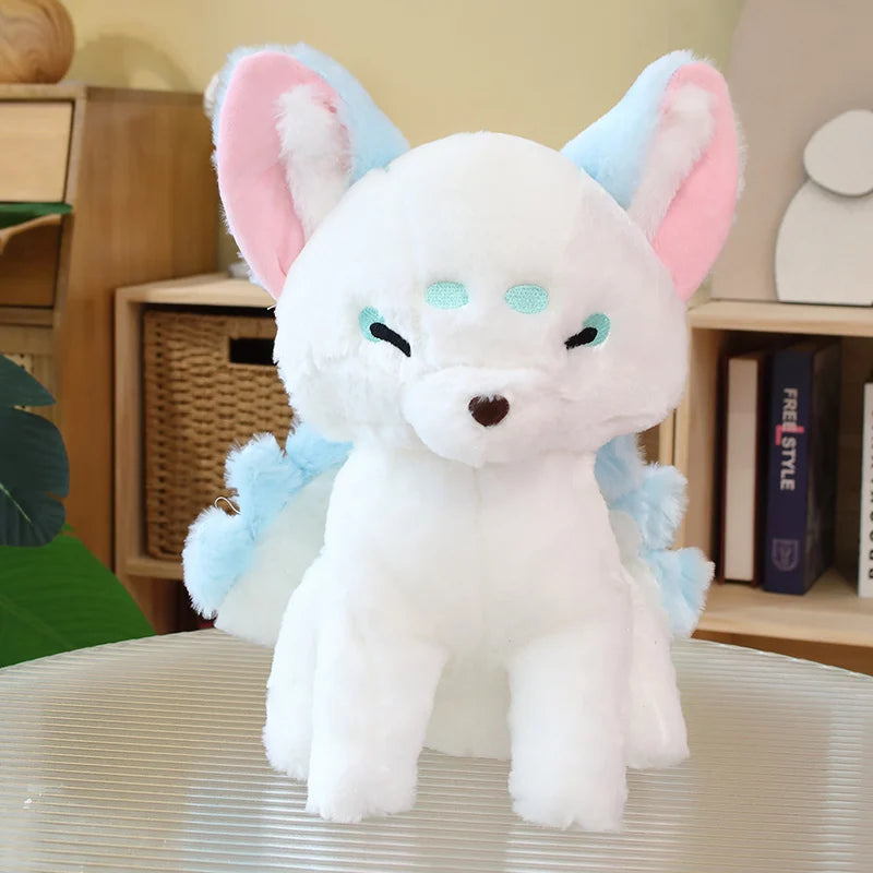 Cute And Creative Plush Toy Fox With Nine Tails, A Pillow Inspired By The Classic Of Mountains And Seas Mythology, A Nine-tailed