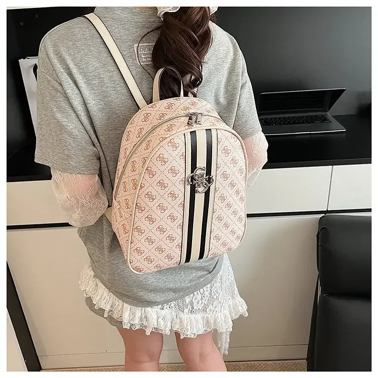 Elegant Leather Vintage Diaper Bag: Luxury Crossbody Handbag For Women With Designer Letter Logo And Large Tote Capacity