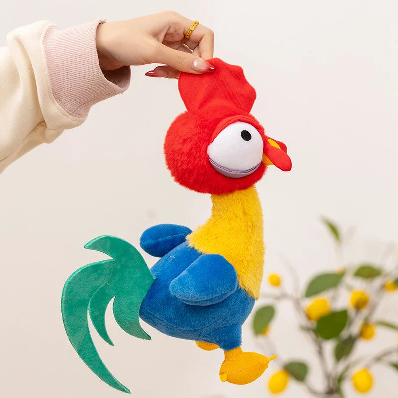 Kawaii Moana Pig Rooster Plush Toy Anime Pig Princess Chicken Stuffed Animals Accompany Sleep Toy Home Decor Kids Birthday Gifts