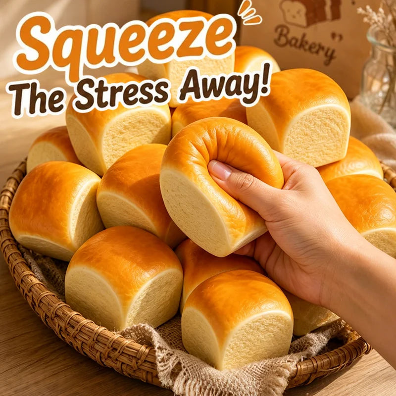 1/2/3Pcs Hawaiian Bread Squeeze Toy Slow Rising Taba Squishy Stress Balls Soft Calming Squishes Fidget Toys for Party Favor Gift