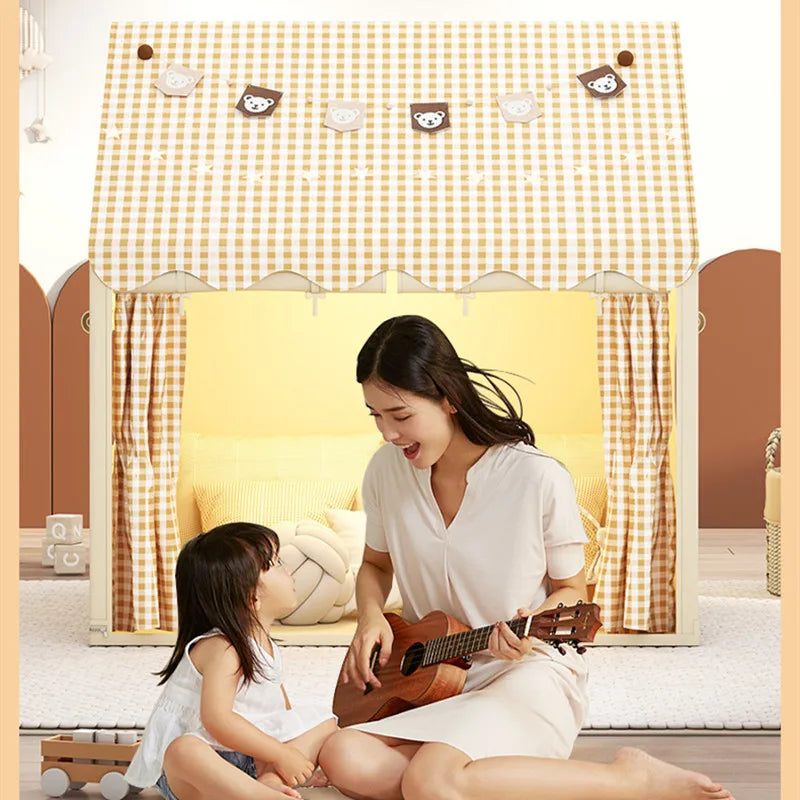 Children Small House Folding Indoor Outdoor Play Tent Baby Tent Large Kid Toys Tent Princess Castle Play House