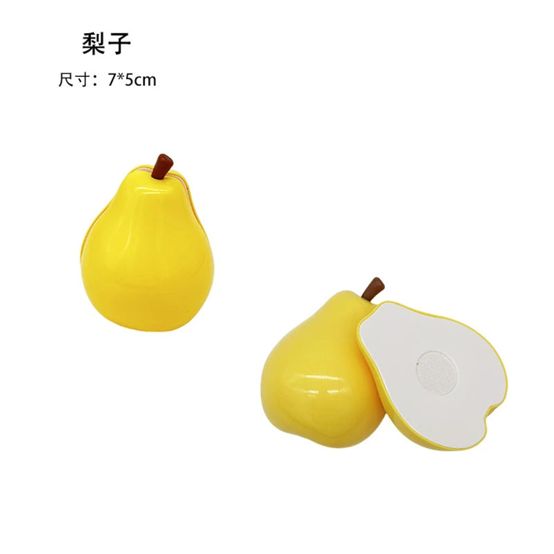 Chechele Montessori Paste Simulation Educational Toy for Sensory Decompression Durian Grapefruit Cherry 1Pcs