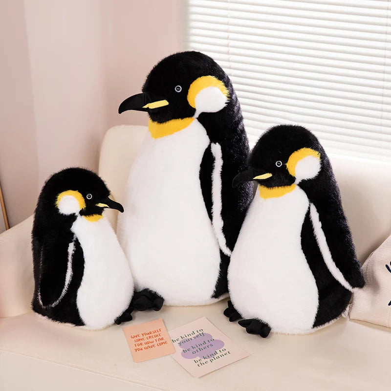 Kawaii Fat Penguin Plush Toy Soft Stuffed Animal Cute Baby Doll Kids Gift for Children Girls Huggable Birthday Toy