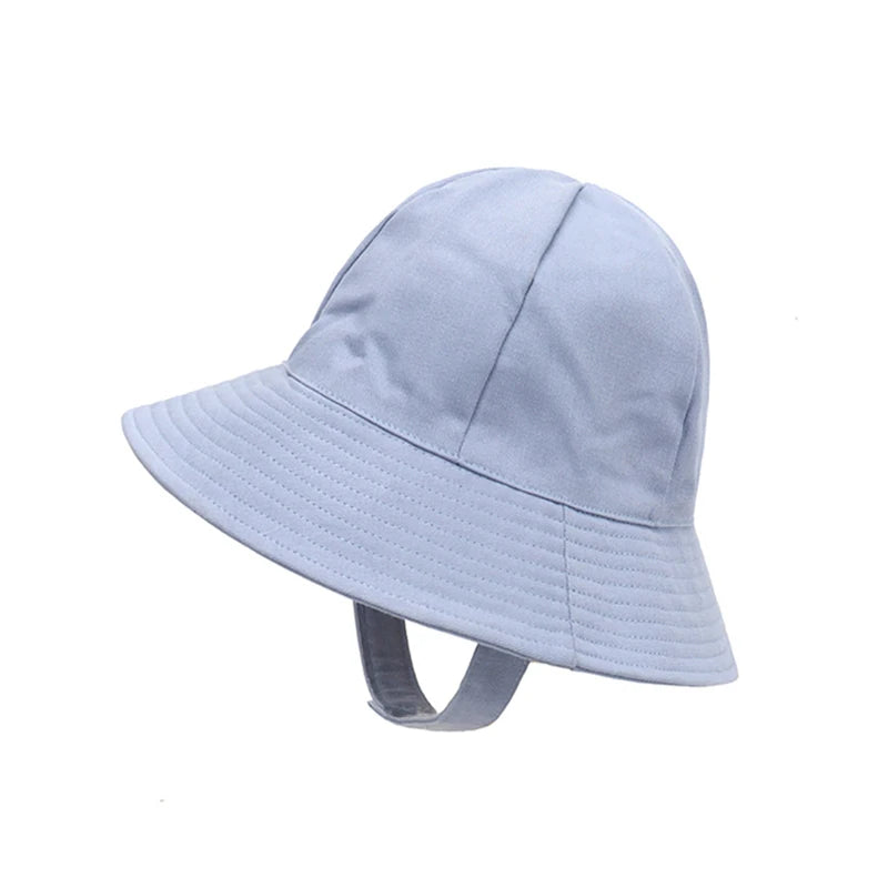Summer Baby Bucket Hat Kids Cap Beach Accessories Baby Sun Hat for Boys Girls Fisherman Panama Hat Children Cap for 3M-6Y